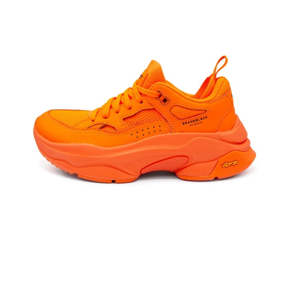 Brandblack Saga 130 Womens Sneakers Size 11 Orange Vibram Shoes